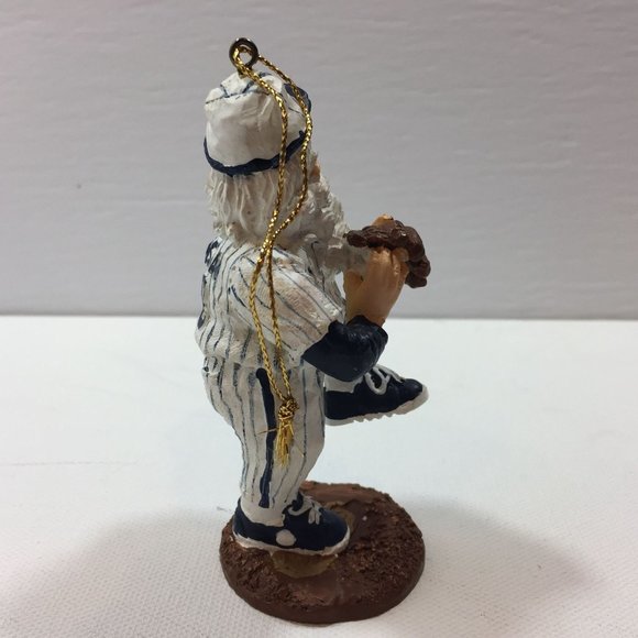 Santa Baseball Player Team USA Christmas Tree Ornament Statue Figurine Ceramic - Picture 4 of 9